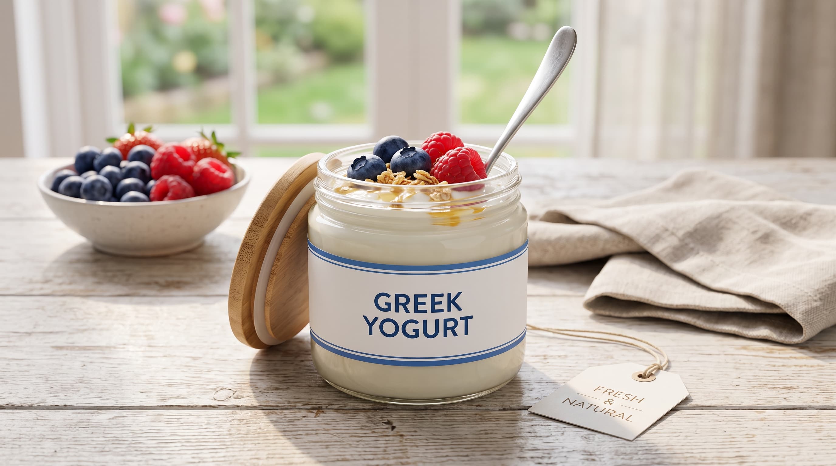 Fresh farm yogurt